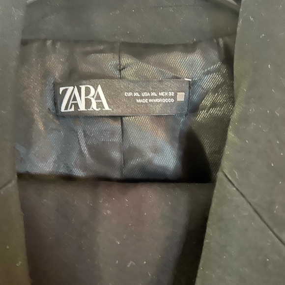 ZARA SINGLE BUTTON LONG BLAZER - Picture 5 of 7